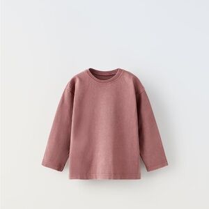 Zara Washed Effect Longsleeve T Shirt in Size 5/6